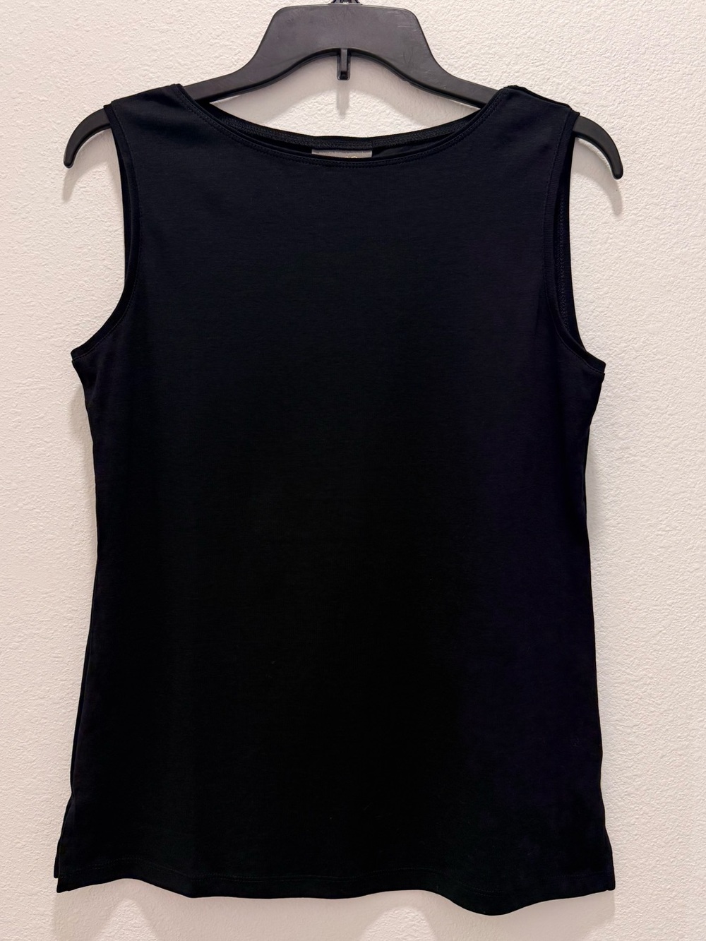 Style & Co. 100% Cotton Tank Top in Black, Size S NWT